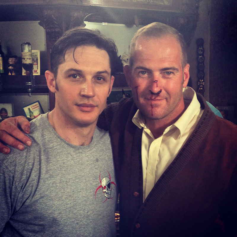 Justin Pearson with Tom Hardy